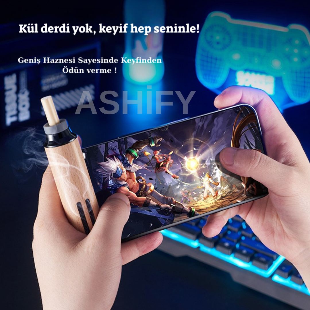 Ashify™ Sigara Küllüğü | Rüzgâr Geçirmez • Kül Dökmez • Şık Tasarım